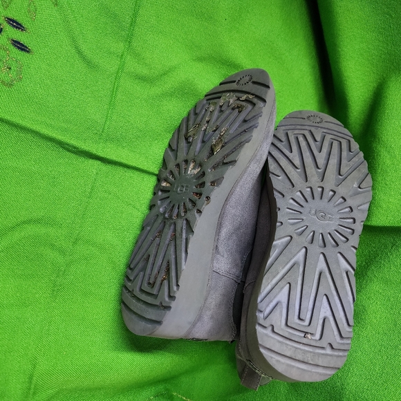 UGG Women's Classic Mini II Winter Boots Grey Ankle Authentic Size8 - Picture 7 of 15